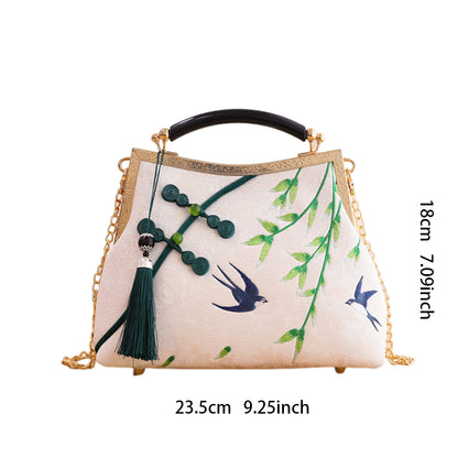 Embrodered clutch handbags